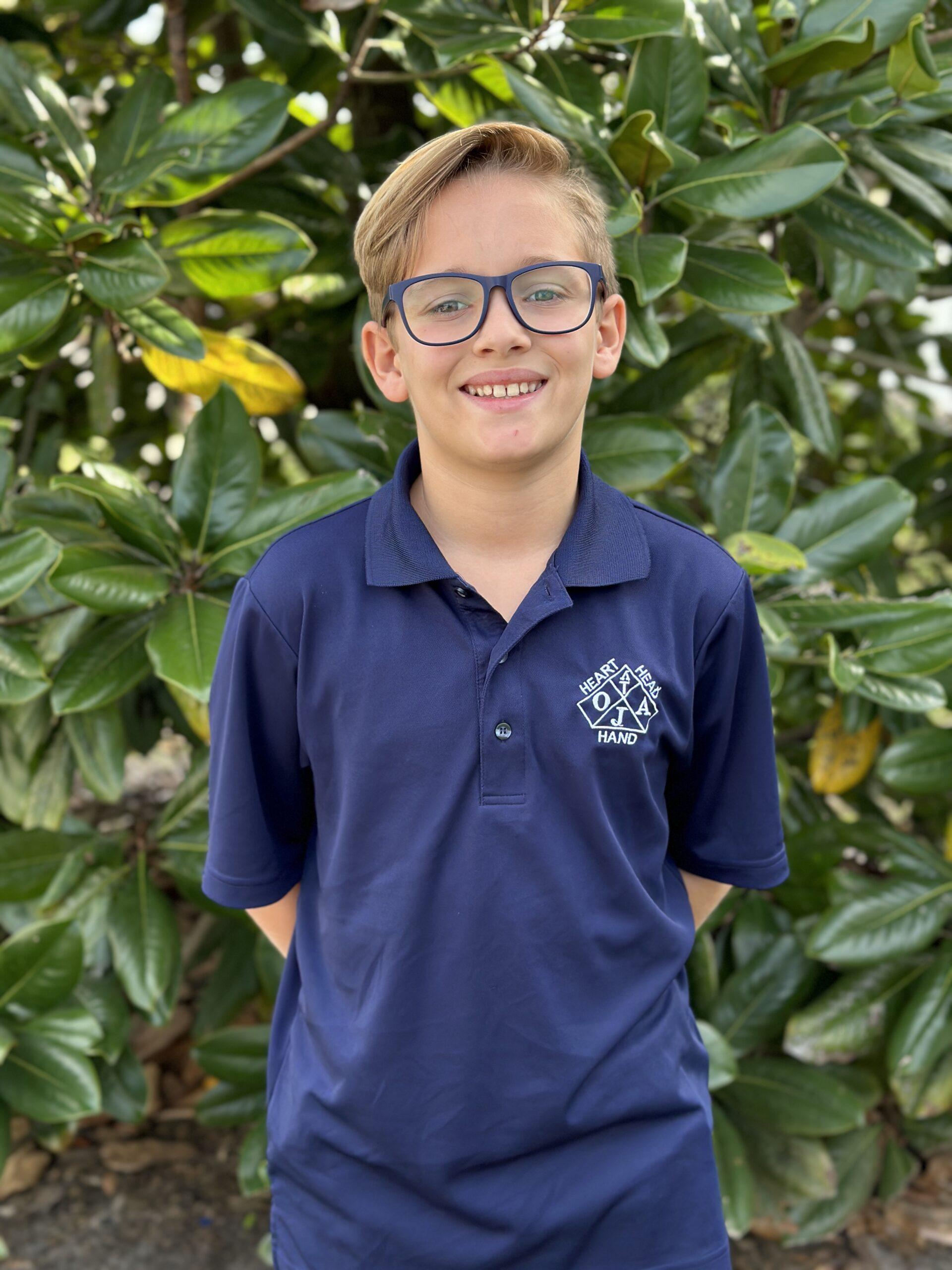 Christopher, student at Orlando Junior Academy